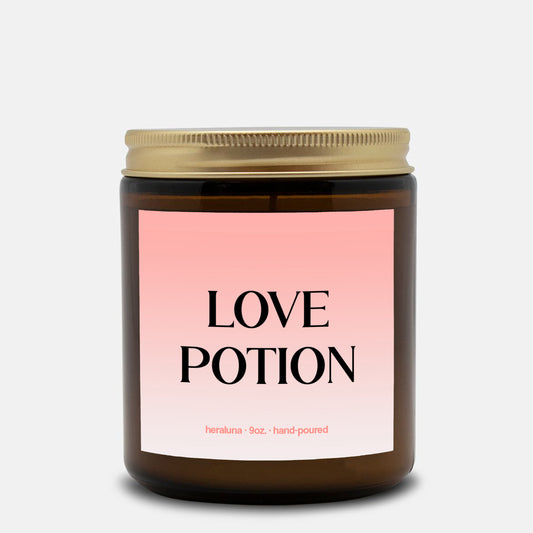 LOVE POTION - AMBER CANDLE 4OZ OR 9OZ